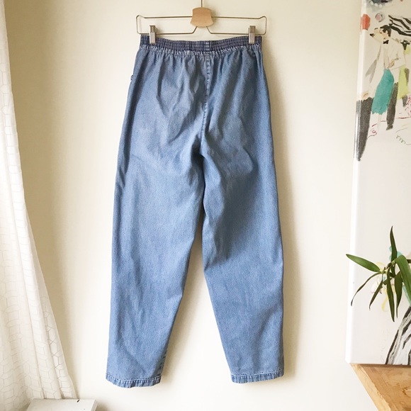 High rise elastic waist jeans - Picture 6 of 6